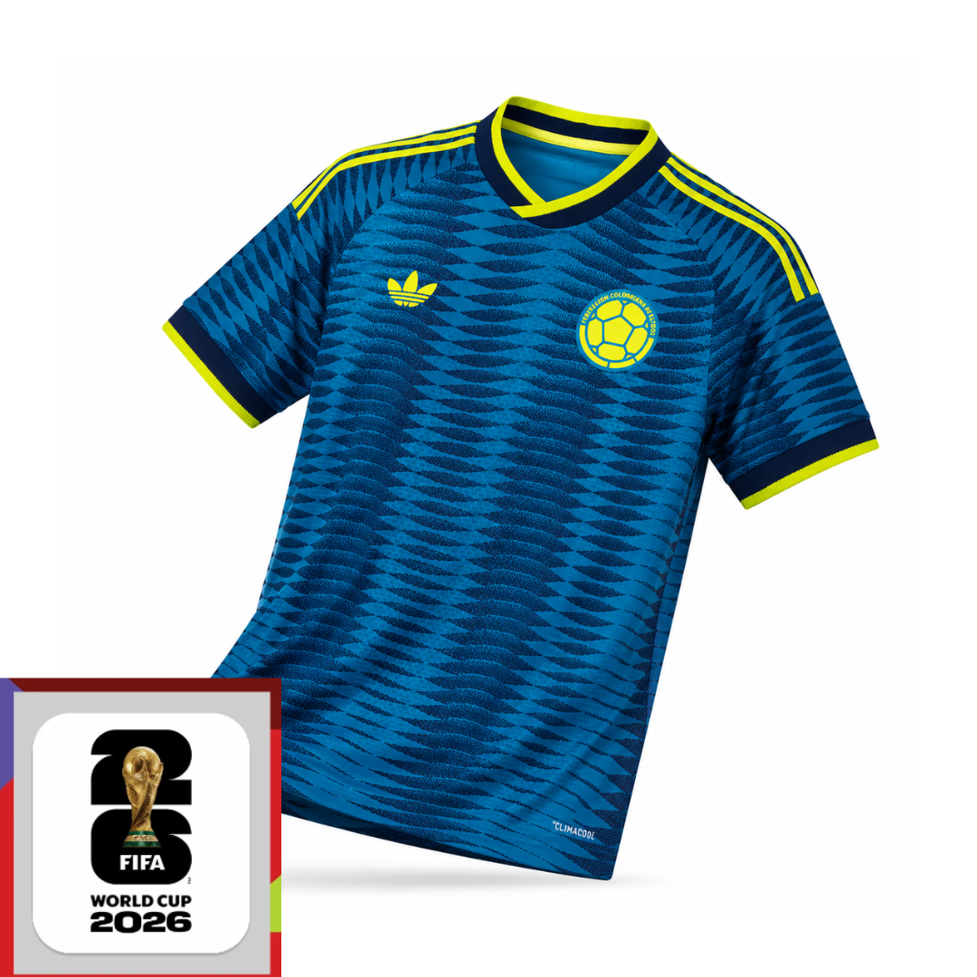 Colombia Away Shirt with 2026 World Cup Patch