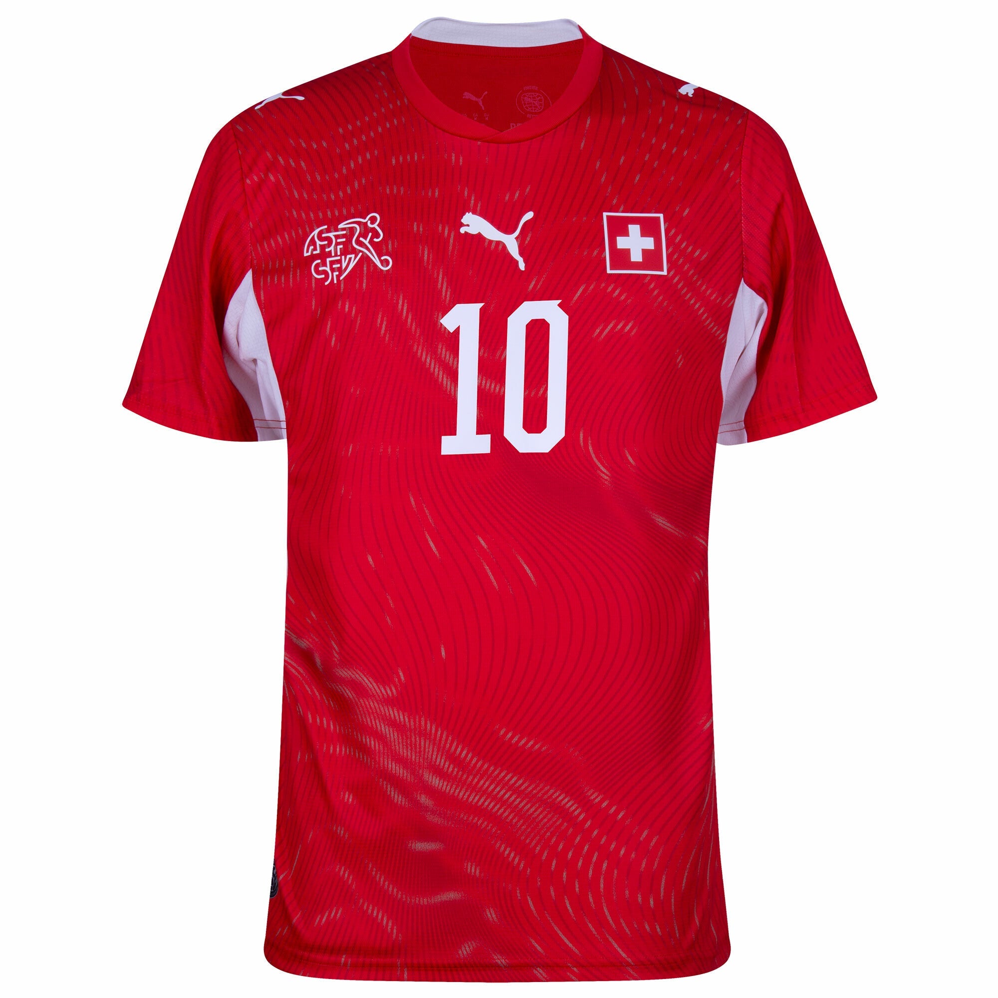 Switzerland Home Xhaka 10 Jersey 2026-2027 (Official Printing)