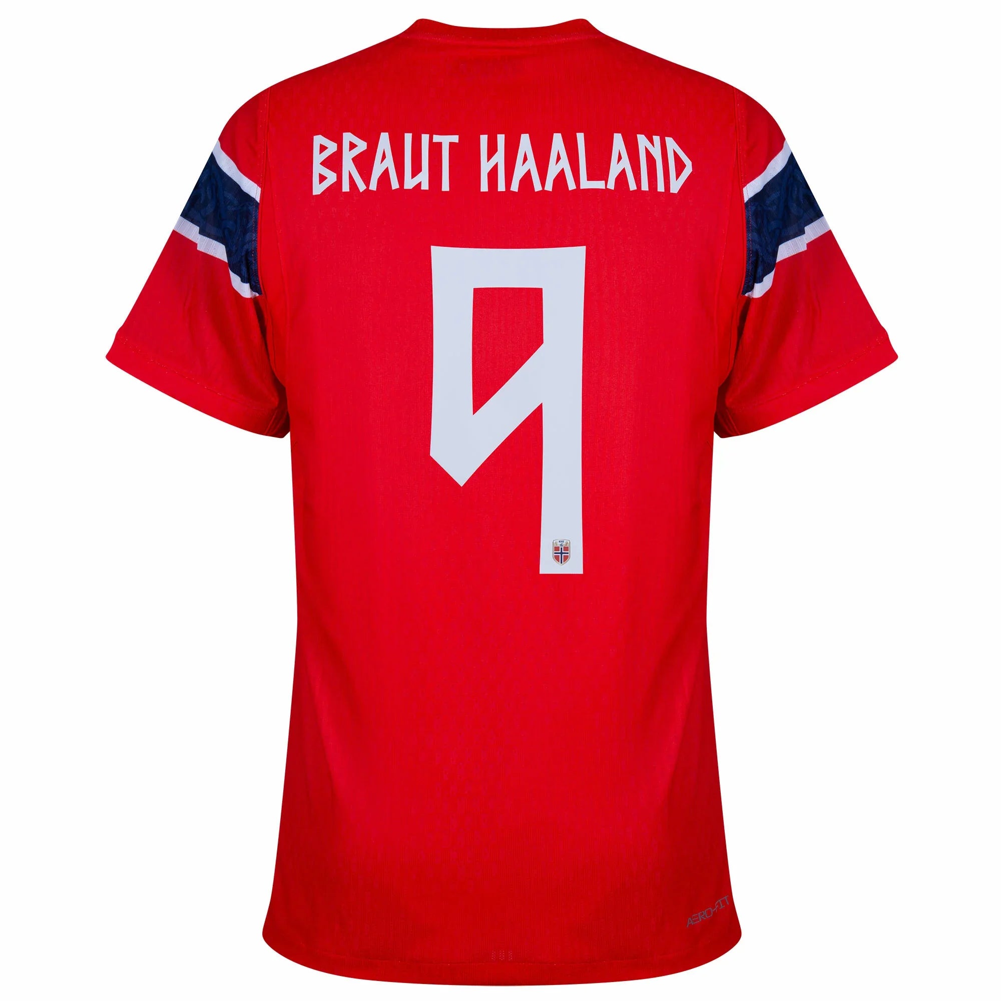 Norway Aero-Fit Match Home Braut Haaland 9 Jersey 2026-2027 (Official Printing)