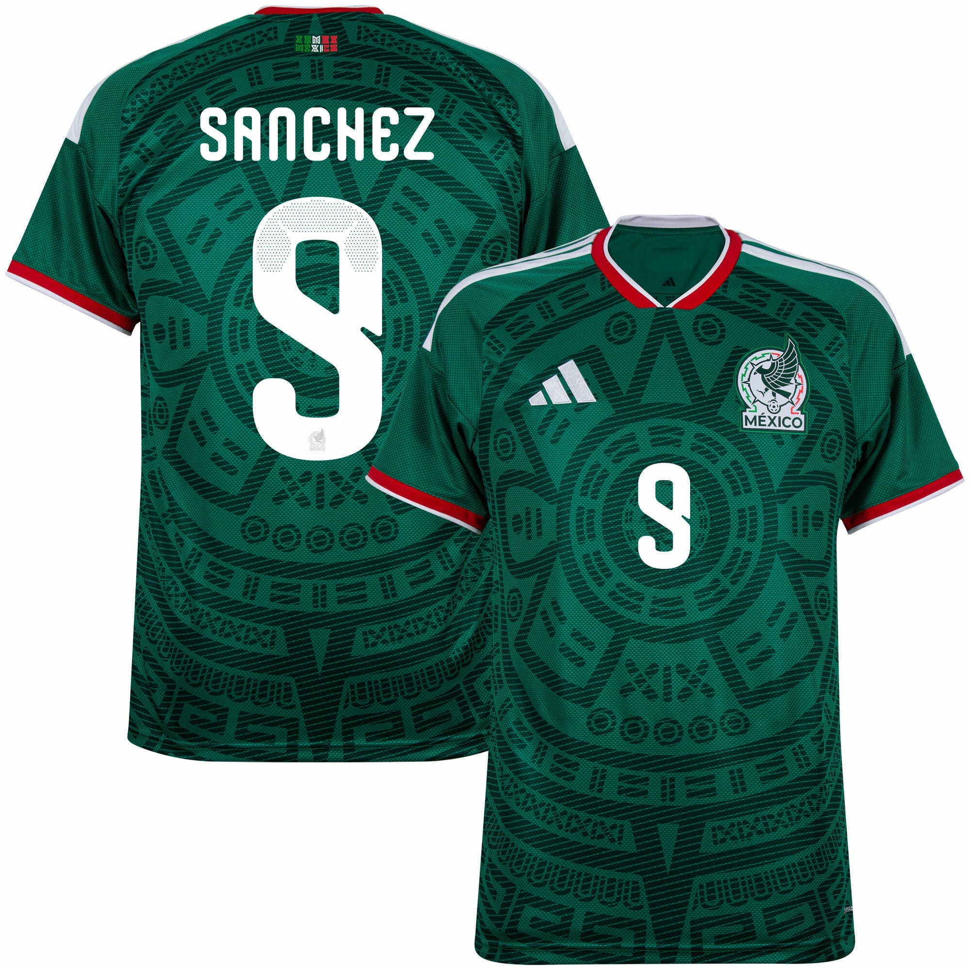 Mexico Home Sanchez 9 Jersey 2026-2027 (Official Printing)