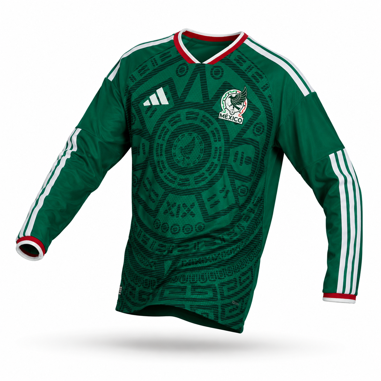 Mexico Home Long Sleeve Shirt 2026 World Cup (Player Version)