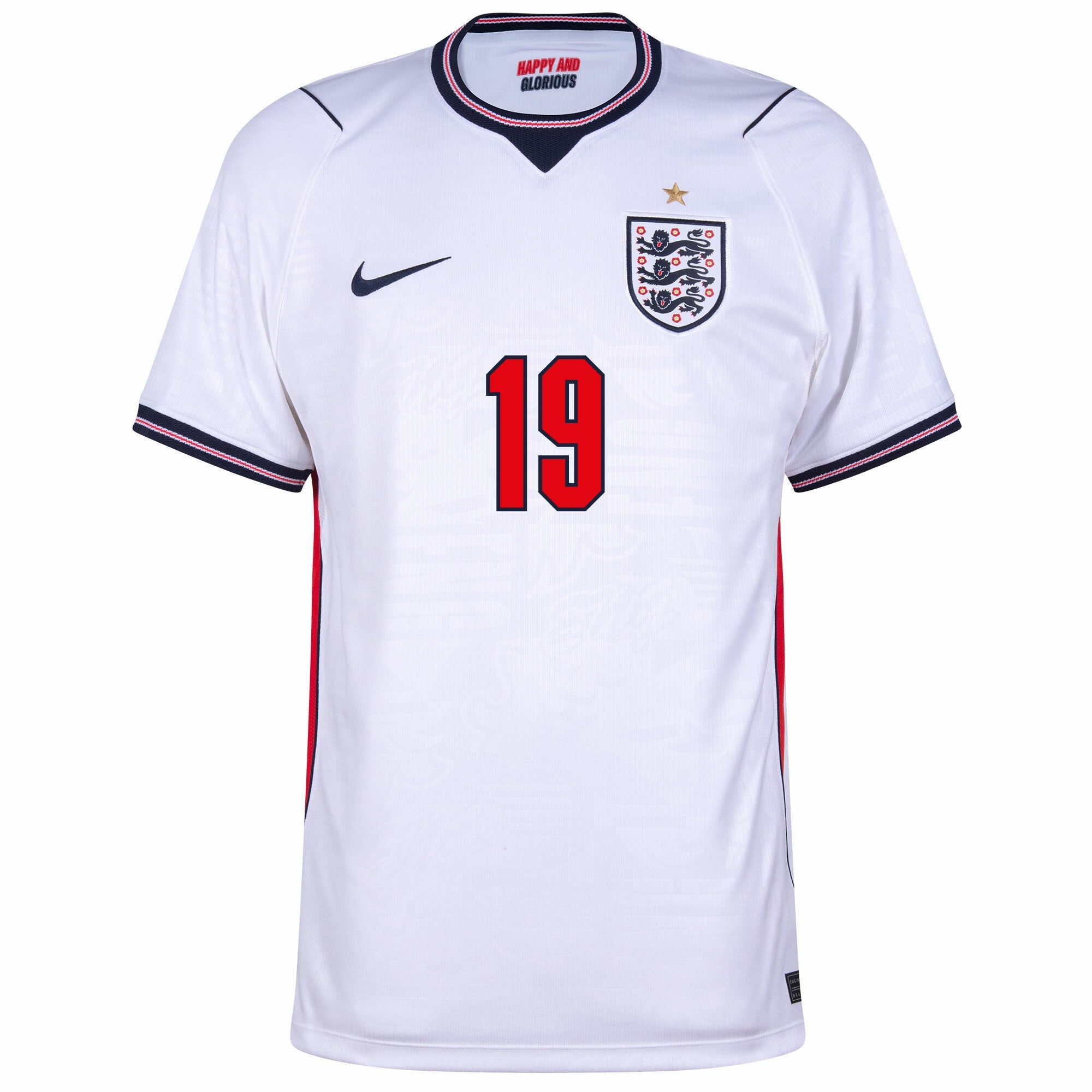 England Home Eze 19 Jersey 2026-2027 (Official Printing) (Player)