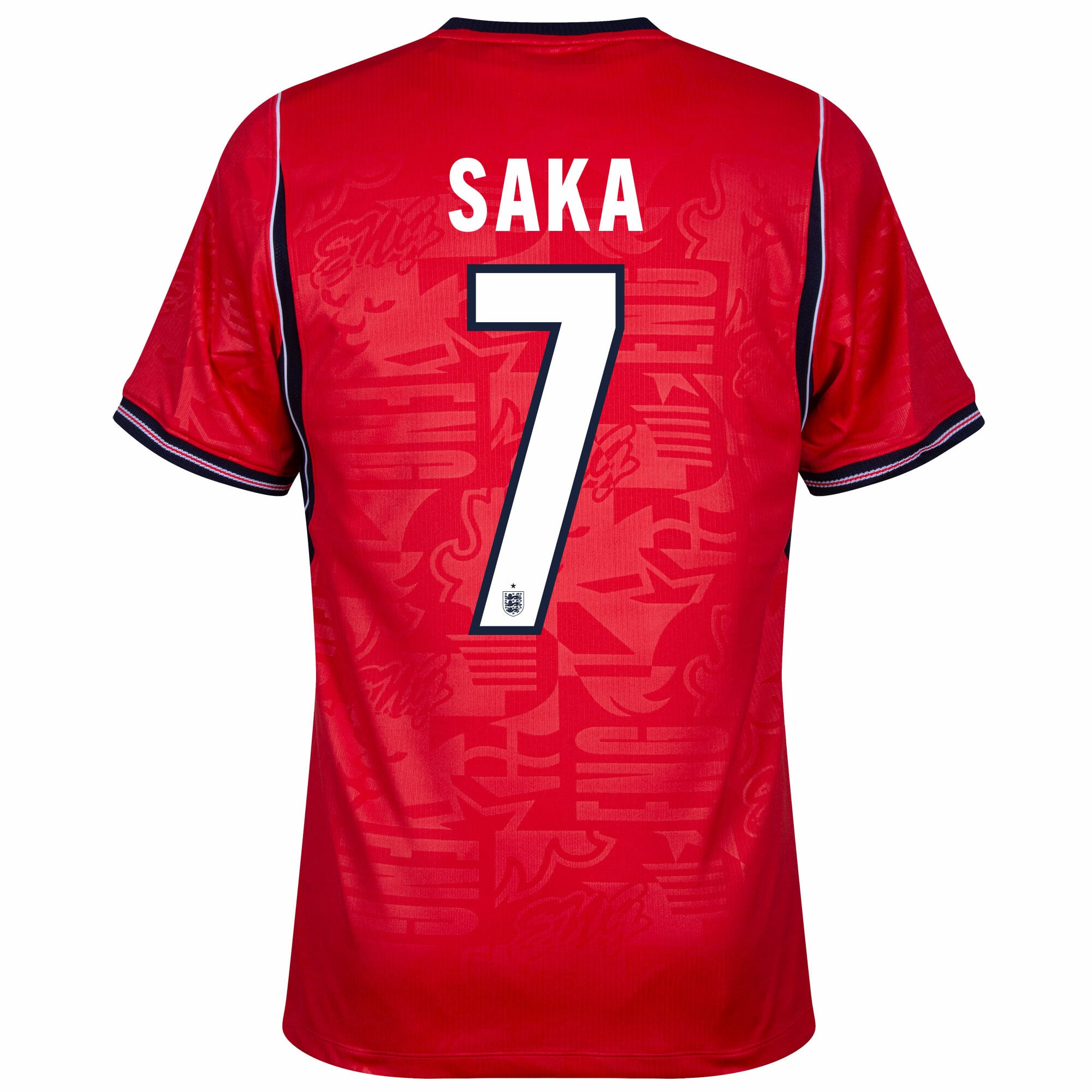 England Away Fan Jersey Saka 7 Shirt 2026-2027 (Official Printing)