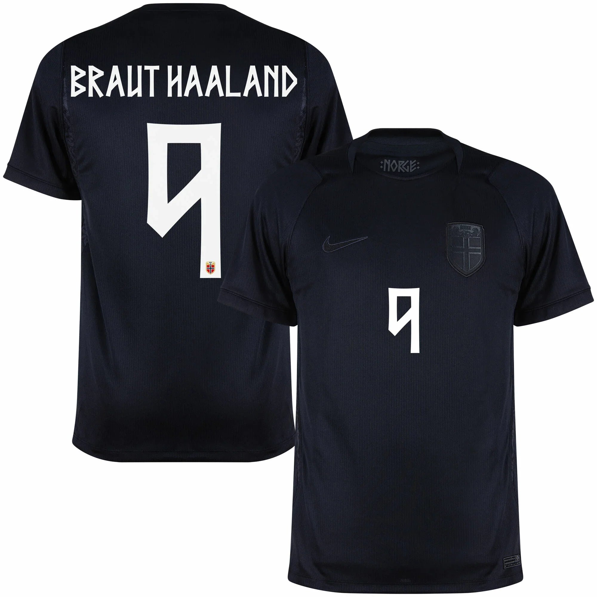 Norway Away Braut Haaland 9 Jersey 2026-2027 (Official Printing)
