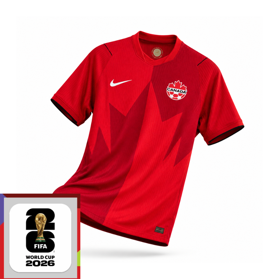 Canada Home Shirt with 2026 World Cup Patch