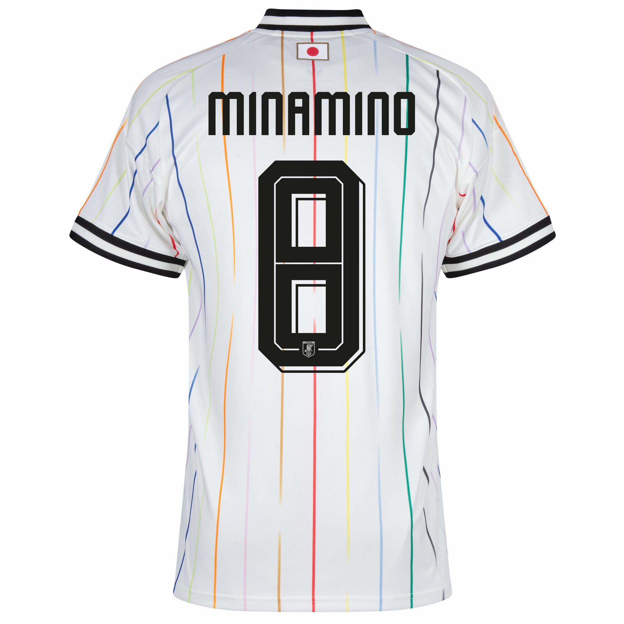 Japan Away Fan Jersey Minamino 8 Shirt 2026-2027 (Official Printing) (Fan)