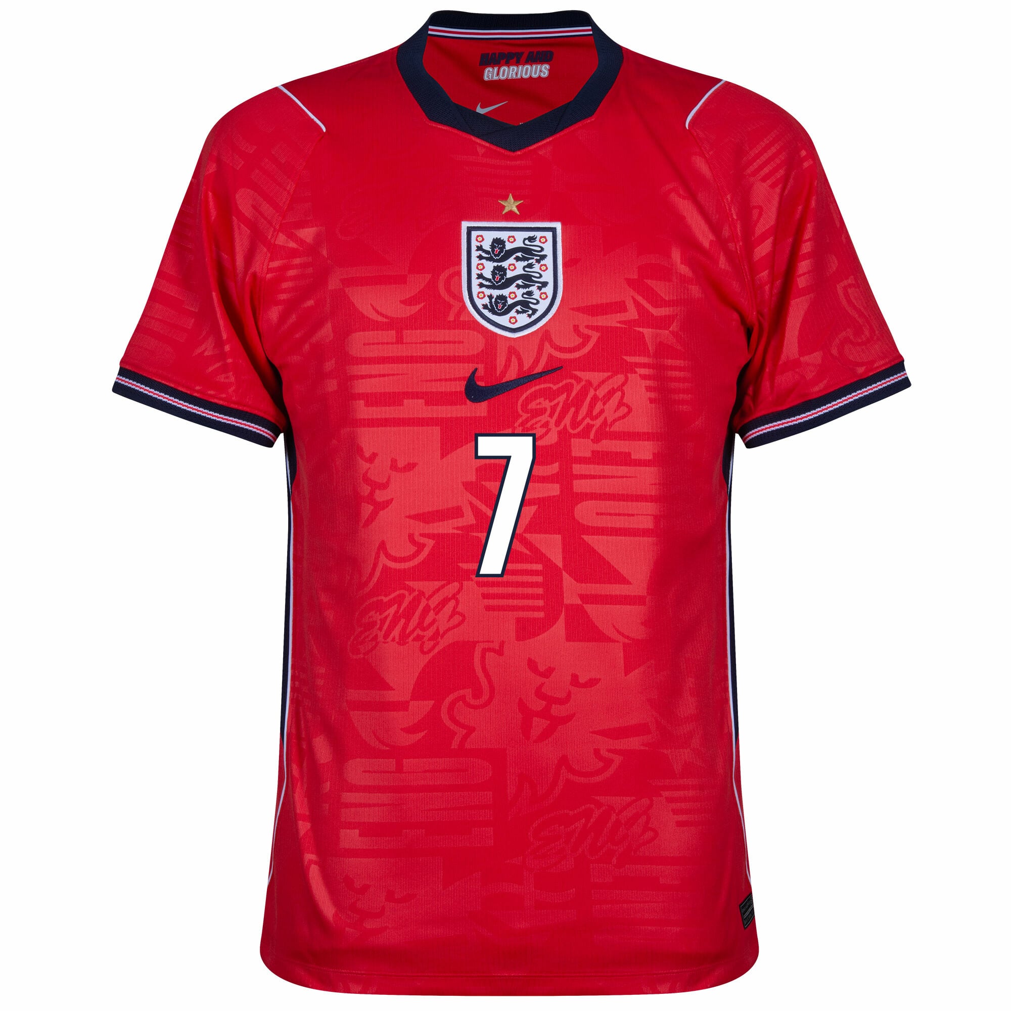 England Away Fan Jersey Saka 7 Shirt 2026-2027 (Official Printing)