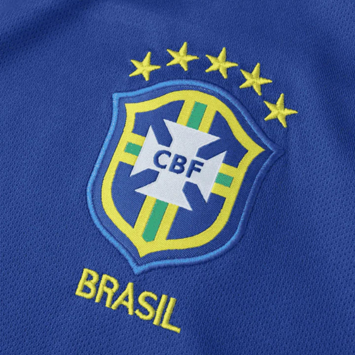 Brazil National Team Retro 2004 Total 90 Blue Jersey