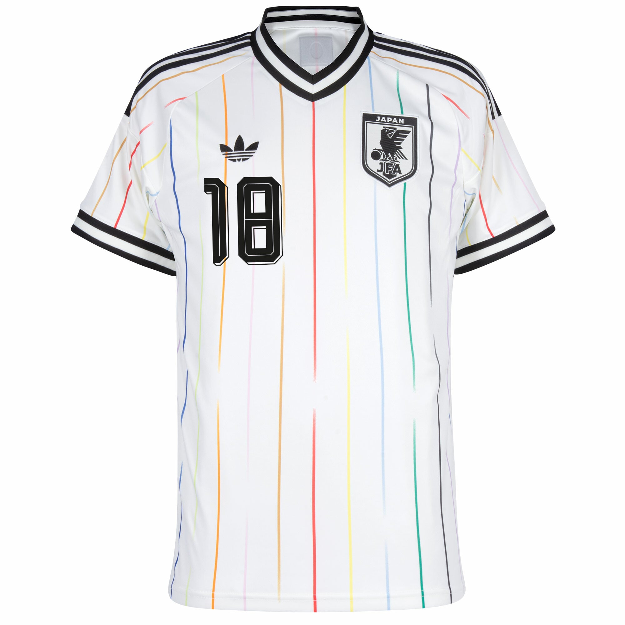 Japan Away Fan Jersey Ueda 18 Shirt 2026-2027 (Official Printing) (Fan)