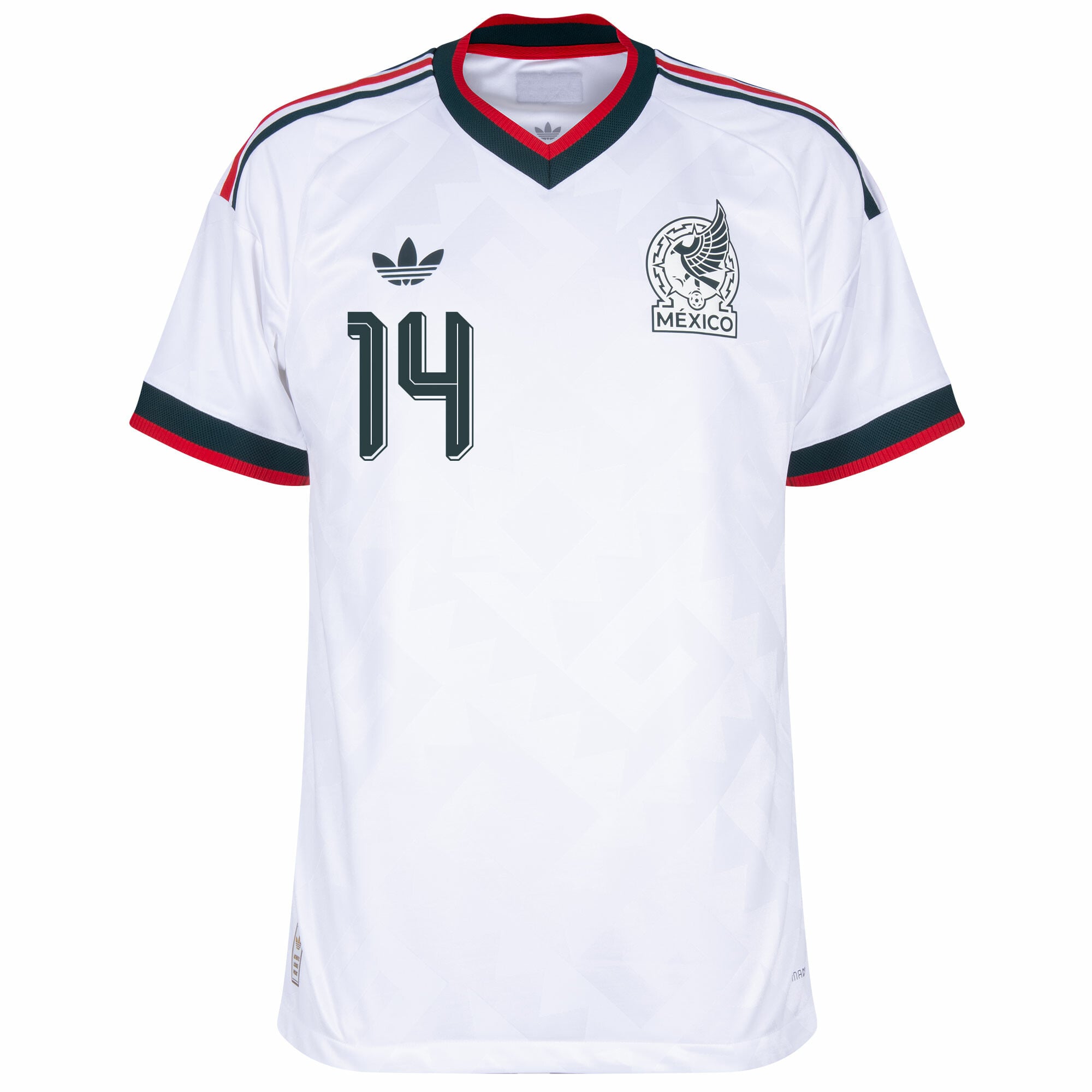 Mexico Authentic Player Away Chicharito 14 Shirt 2026-2027 (Official Printing)