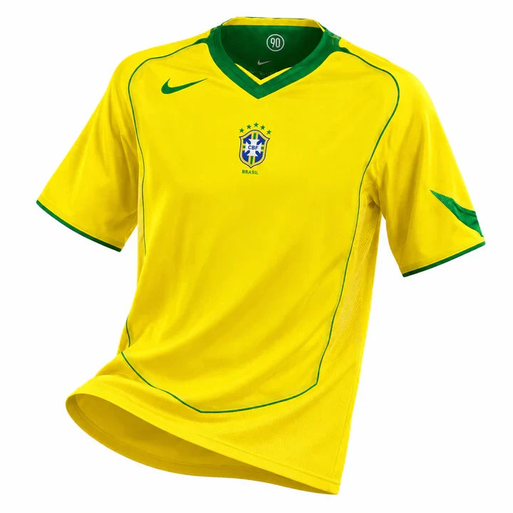 Brazil Retro Home Fan Jersey 2004-2005 (Retro)
