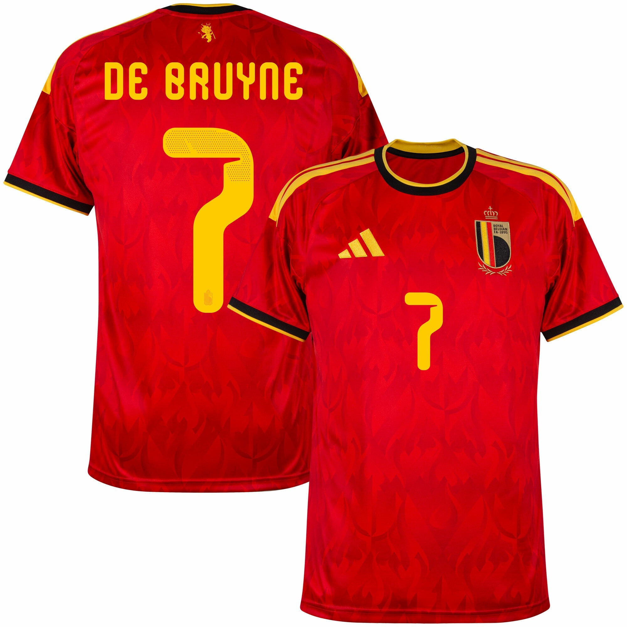 Belgium Home De Bruyne 7 Jersey 2026-2027 (Official Printing) (Fan)