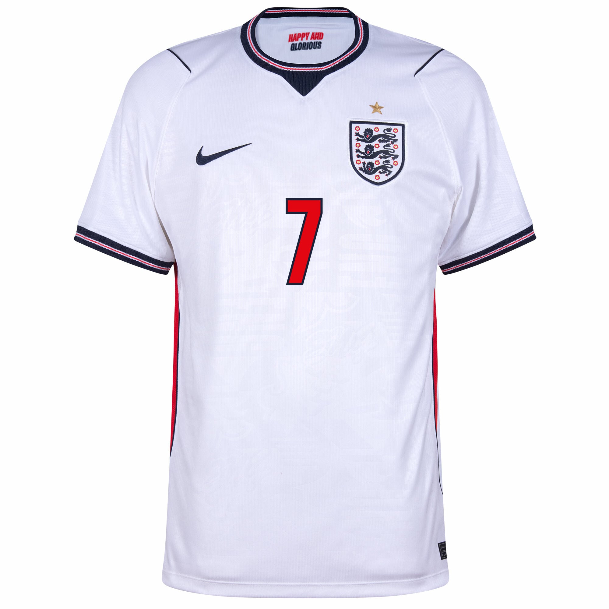 England Home Fan Jersey Saka 7 Shirt 2026-2027 (Official Printing)