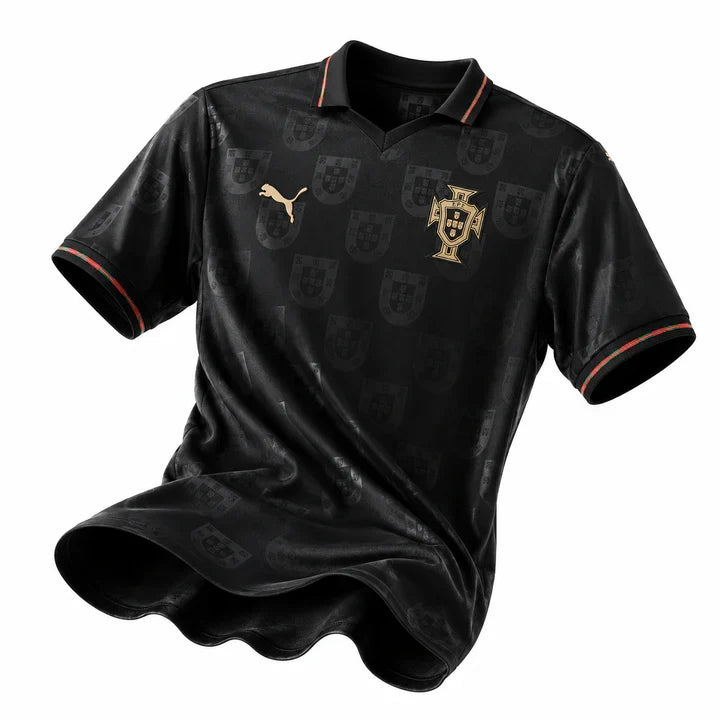 Portugal National Team Youth Puma Eusebio Special Edition Jersey Kit - (Player Version)