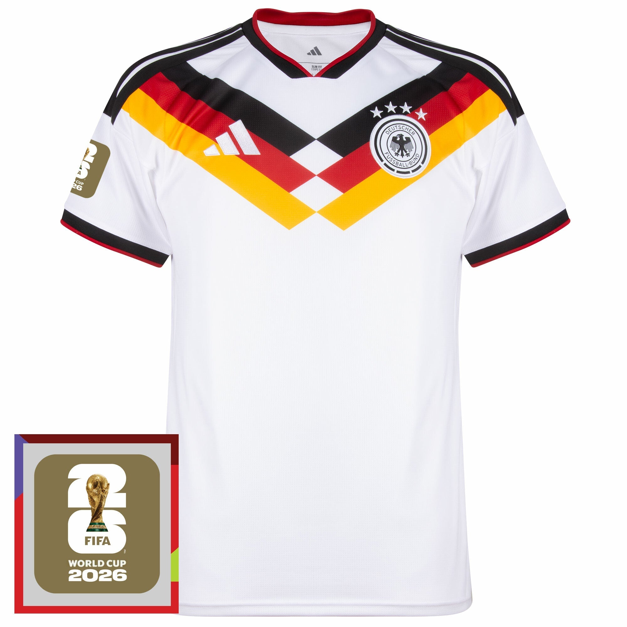 Germany Home Jersey 2026-2027 incl. FIFA World Cup 2026 Winners Edition Patch
