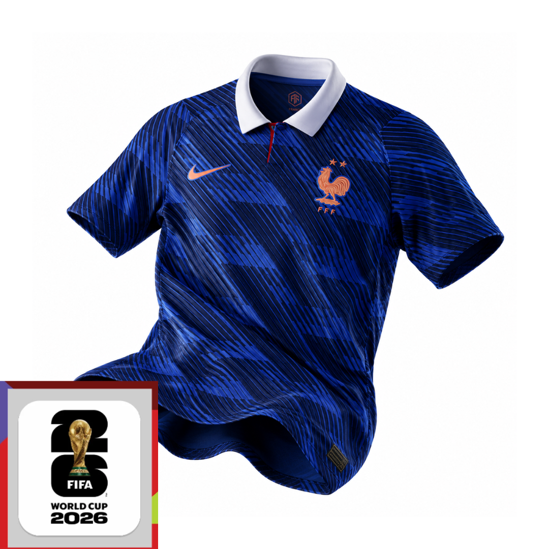France Home Shirt – 2026 World Cup Patch