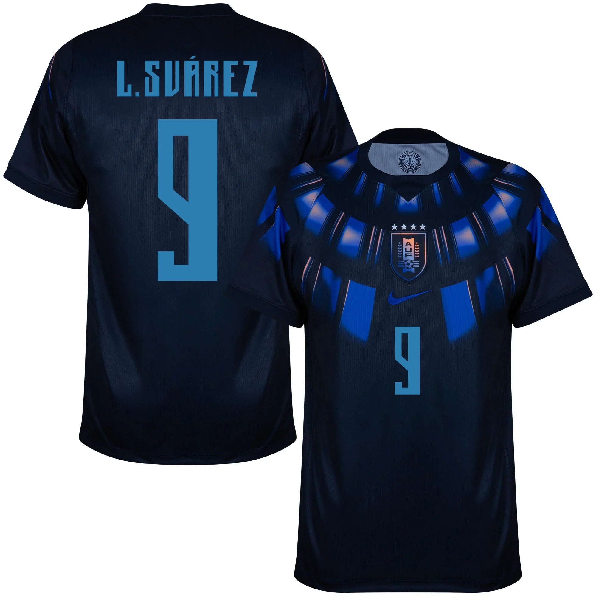 Uruguay Away L.Suárez 9 Jersey 2026-2027 (Fan Style Printing)