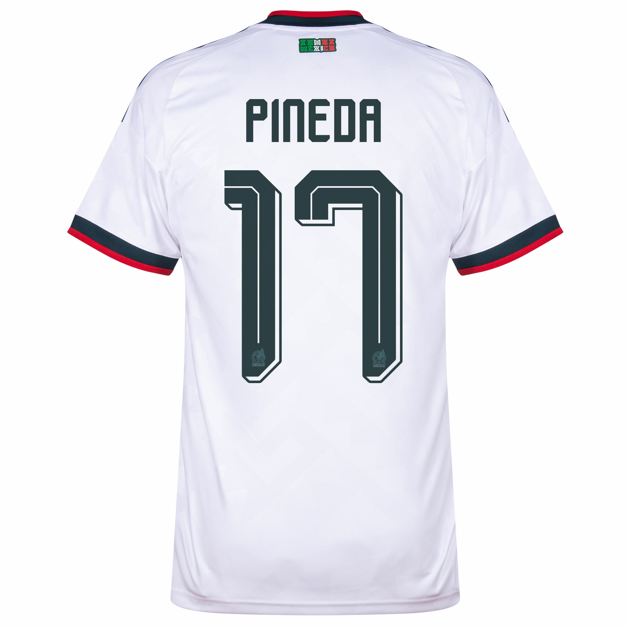 Mexico Away Fan Jersey Pineda 17 Shirt 2026-2027 (Official Printing) (Fan Version)