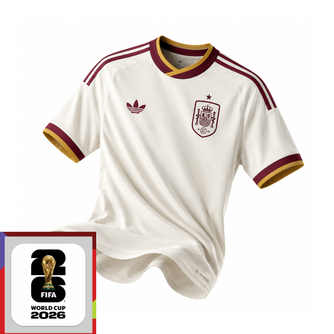 Spain Away Shirt – 2026 World Cup Patch