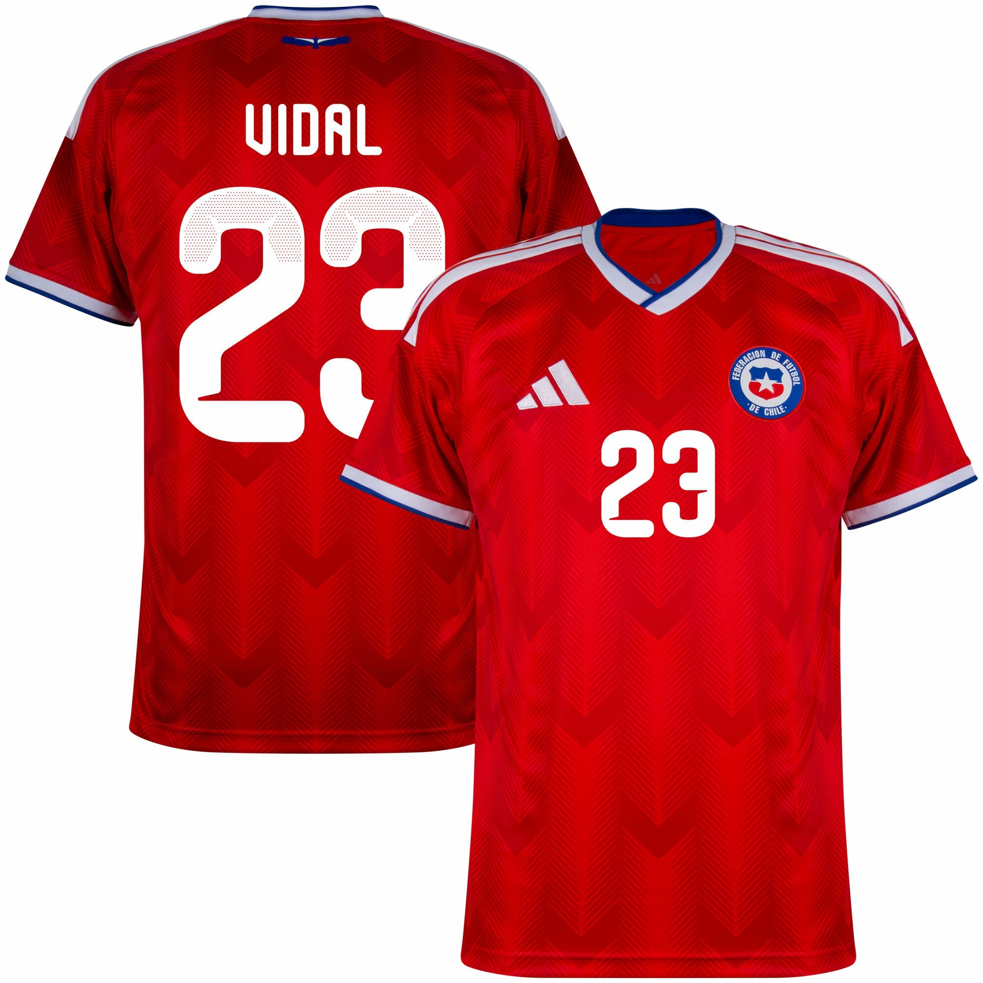 Chile Home Vidal 23 Jersey 2026-2027 (Official Printing)