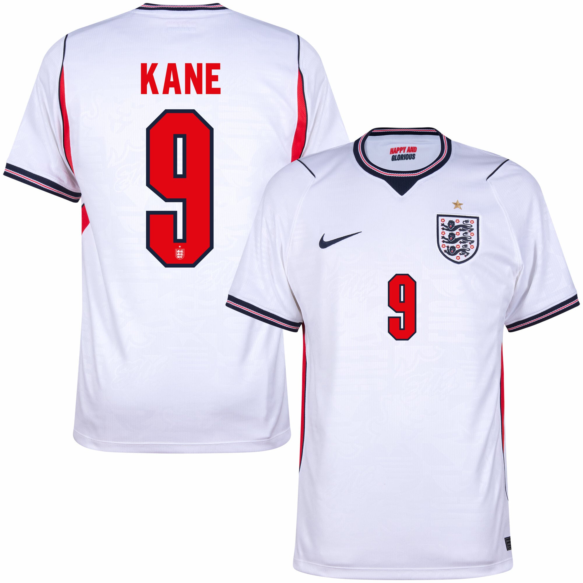 England Jersey Home Kane 9 Shirt 2026-2027 (Player Version)