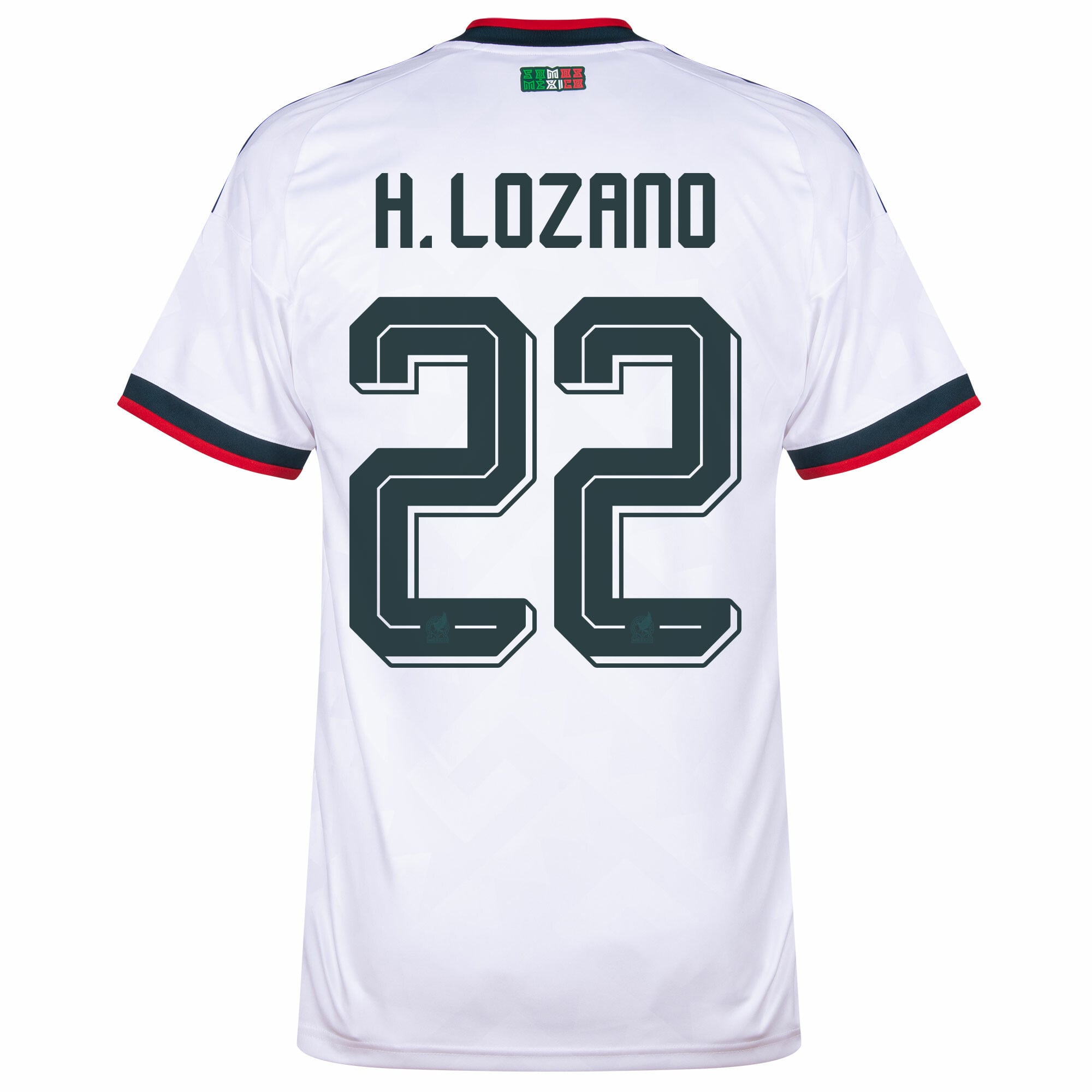 Mexico Away Fan Jersey H.Lozano 22 Shirt 2026-2027 (Official Printing) (Fan Version)