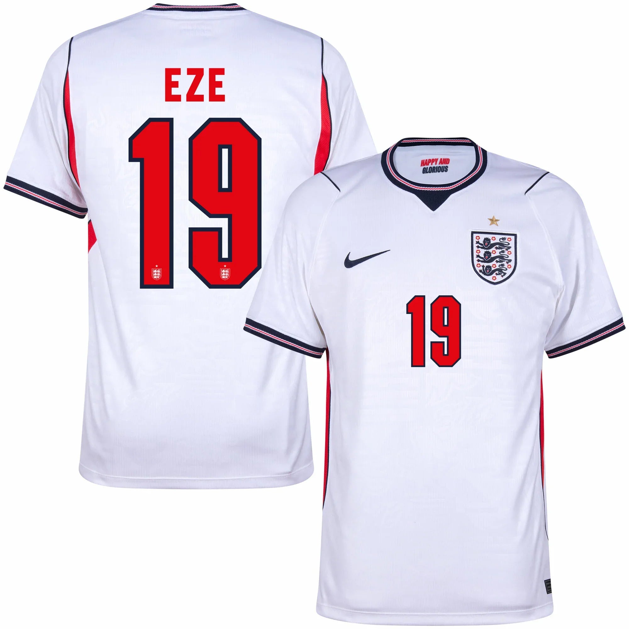 England Home Eze 19 Jersey 2026-2027 (Official Printing) (Player)