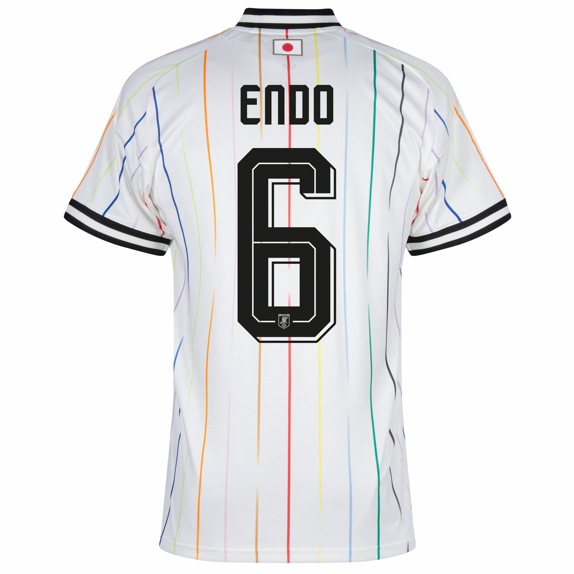 Japan Away Fan Jersey Endo 6 Shirt 2026-2027 (Official Printing) (Fan)
