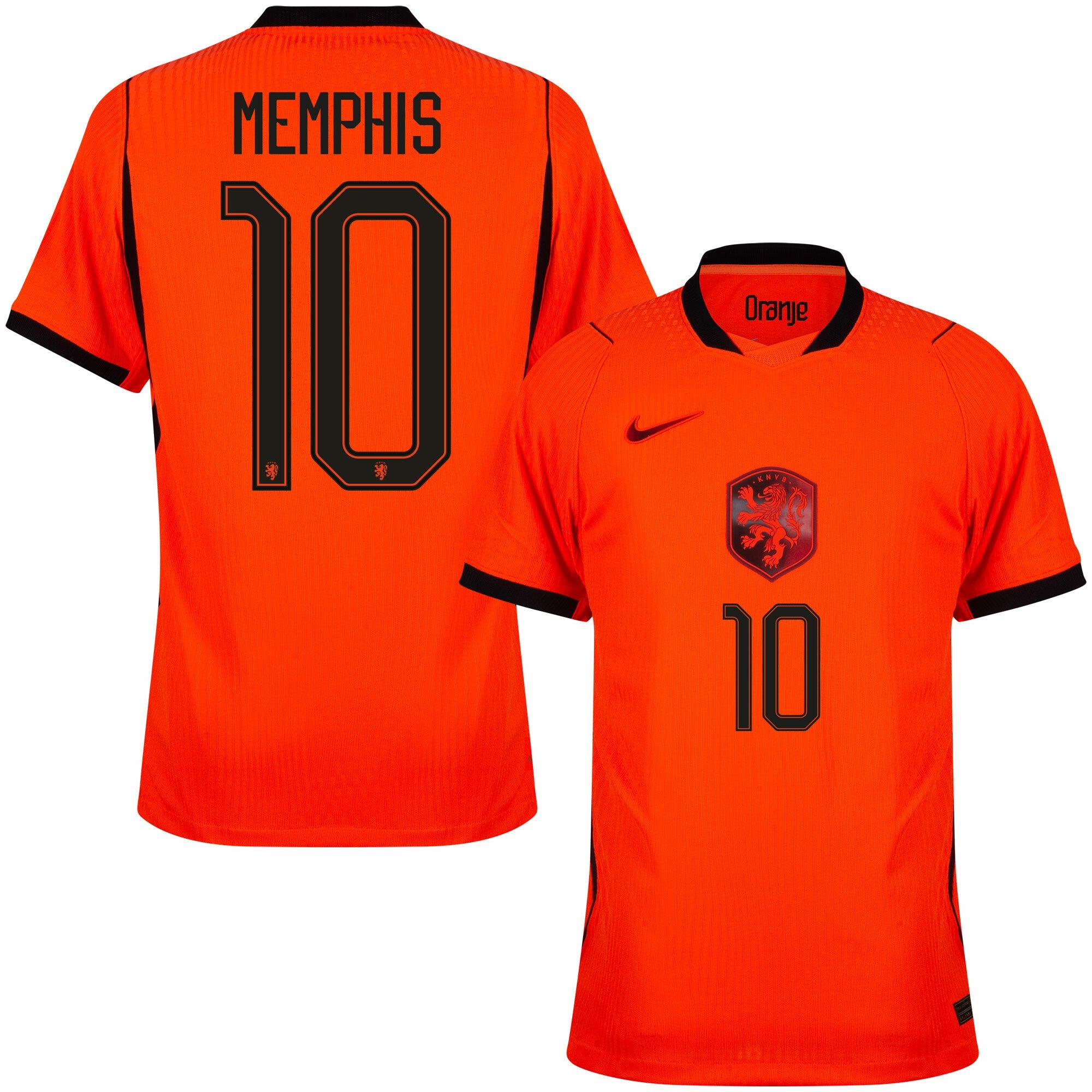 Netherlands Aero-Fit Match Home Memphis 10 Jersey 2026-2027 (Official Printing) (Player)