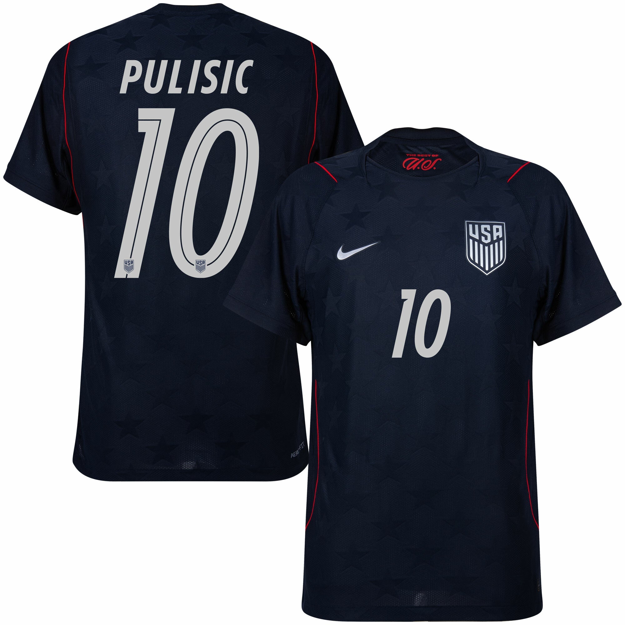 USA Aero-Fit Match Away Pulisic 10 Jersey 2026-2027 (Official Printing)