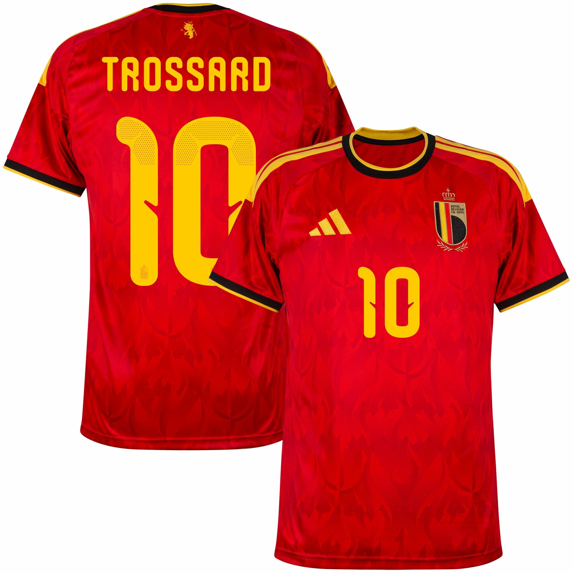 Belgium Home Trossard 10 Jersey 2026-2027 (Official Printing) (Fan)