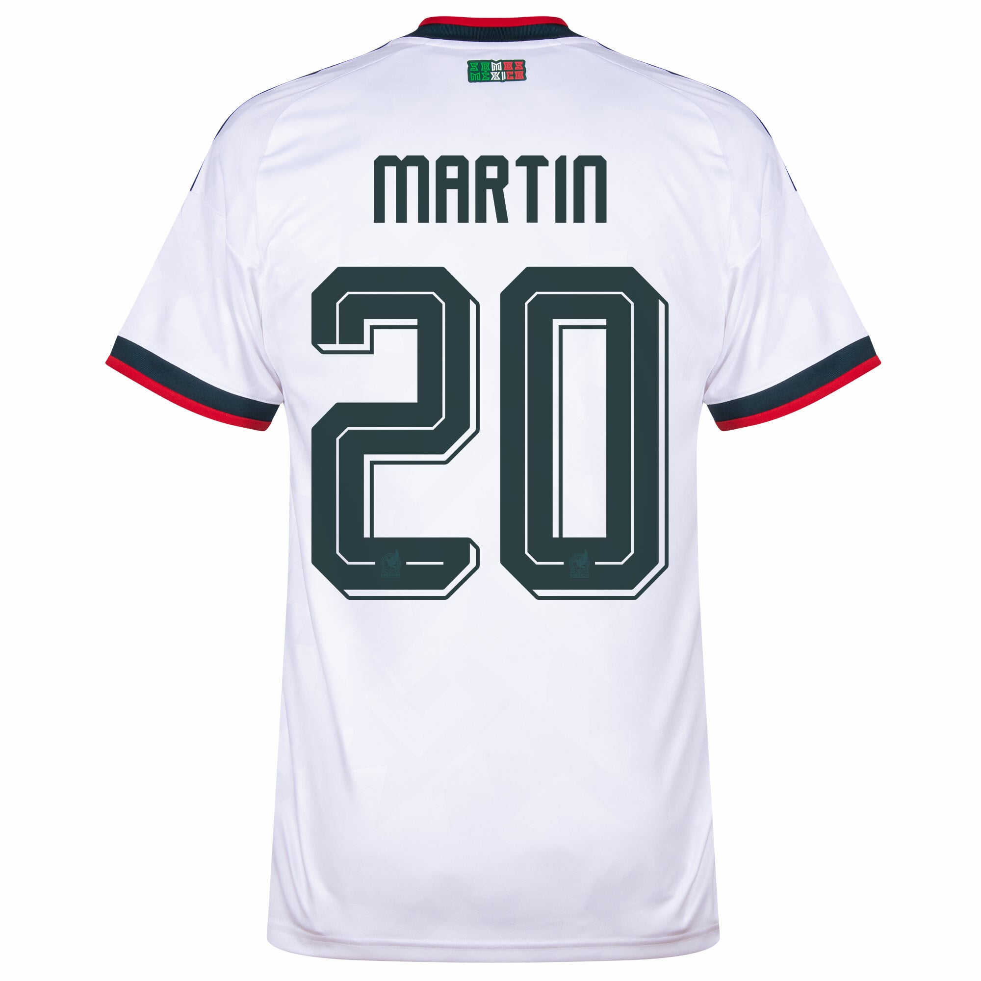 Mexico Away Fan Jersey Martin 20 Shirt 2026-2027 (Official Printing)