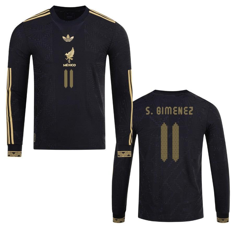 Mexico Santiago Giménez 2025 Special Edition Long Sleeve Authentic Player Third Jersey