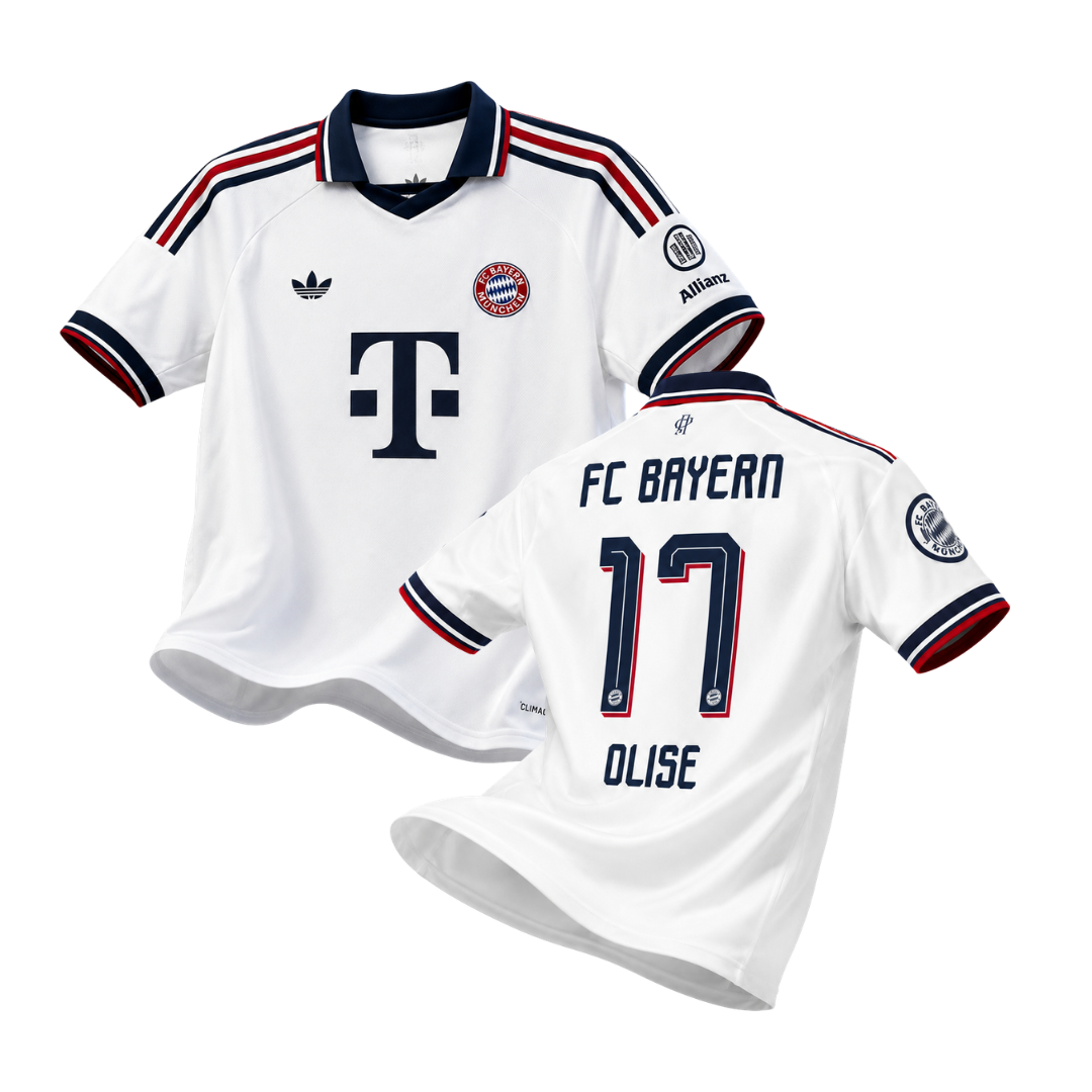 Olise #17 FC Bayern München Away 26/27 Jersey (Player Version)