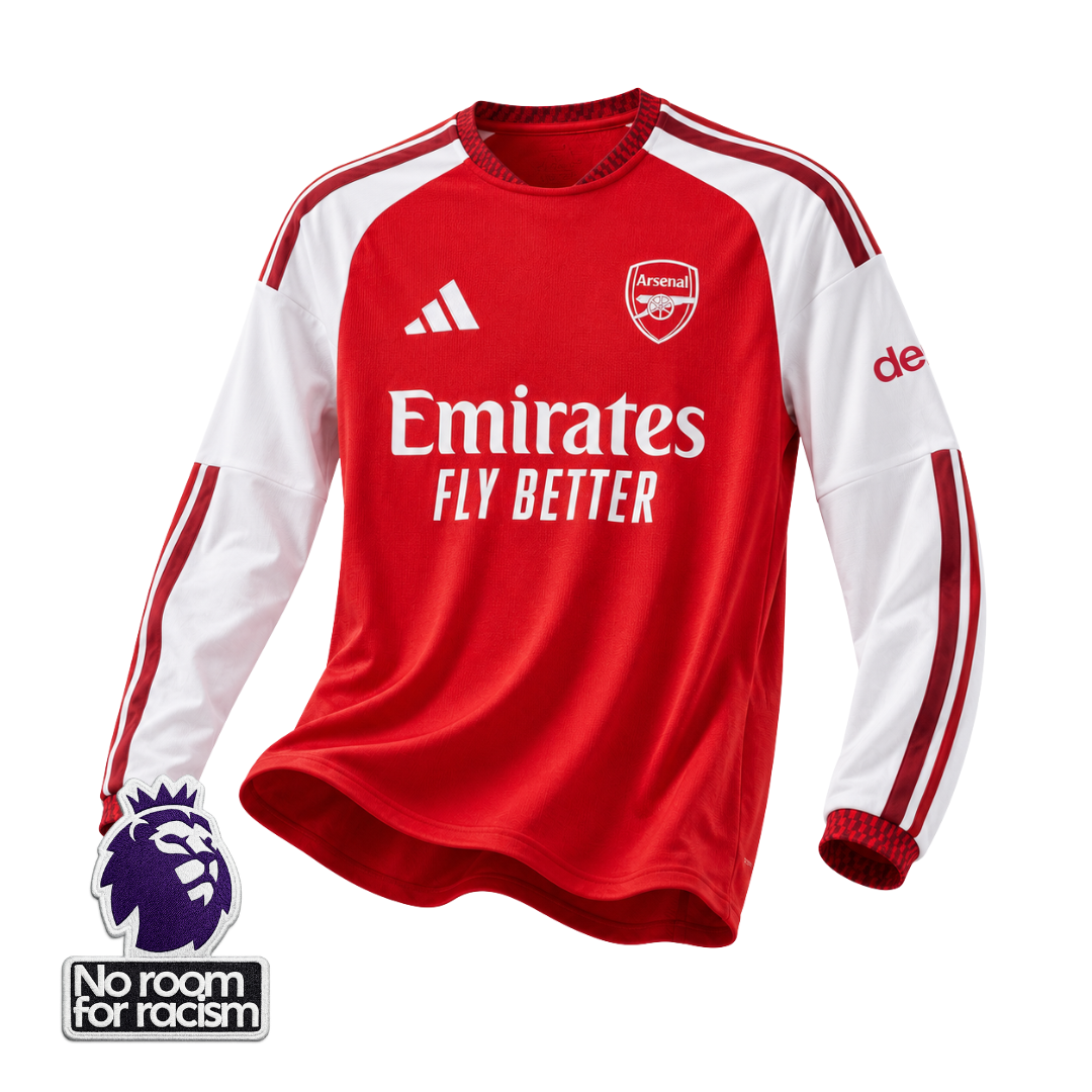 Arsenal FC 26/27 Home Jersey Long Sleeve (Fan Version)