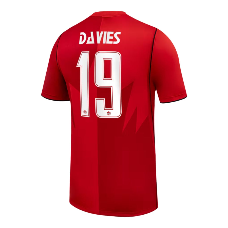 Canada Home Davies 19 Fan Jersey Shirt 2026 World Cup