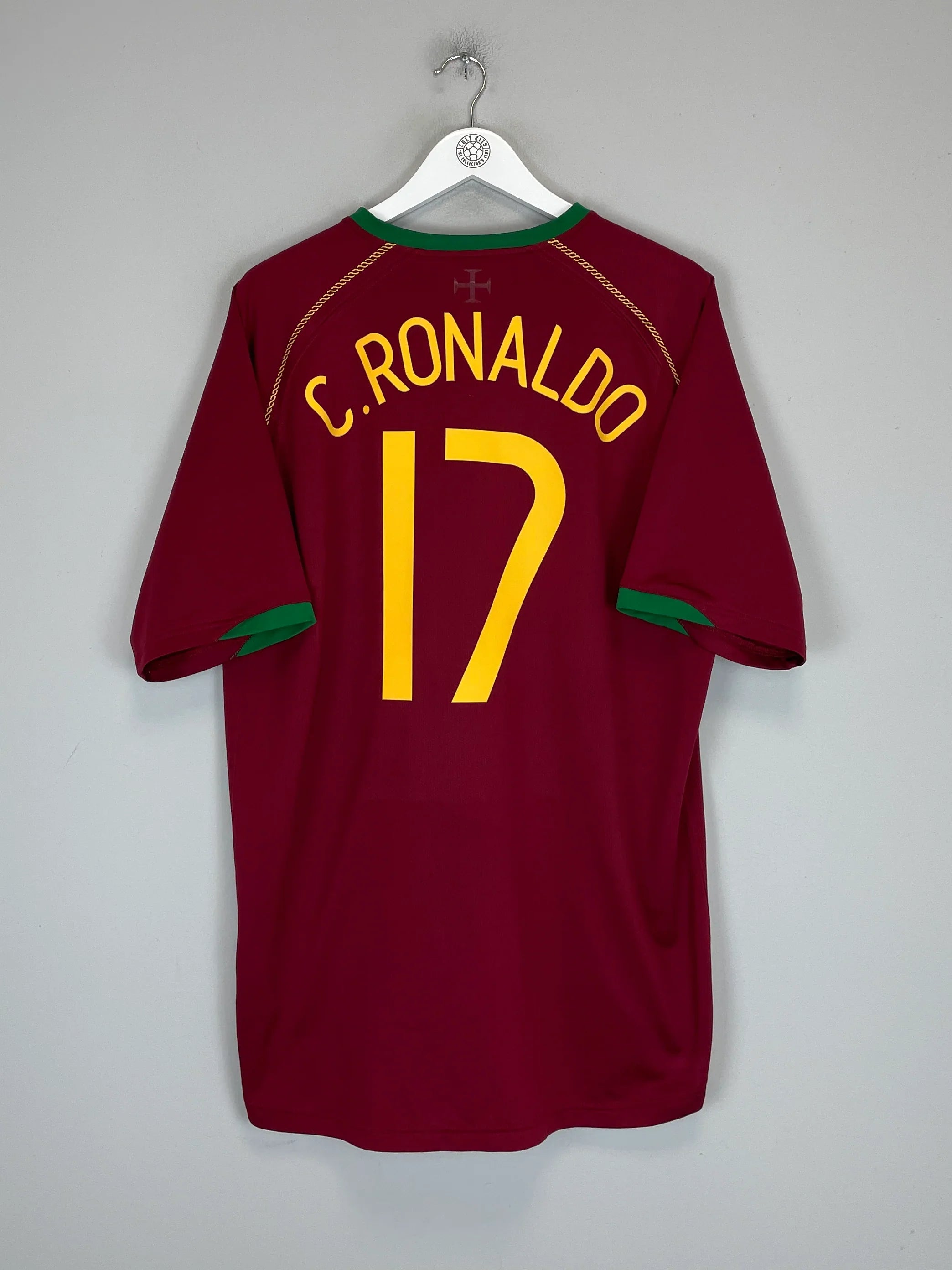 Portugal shirt Ronaldo's first World Cup 2006 #17