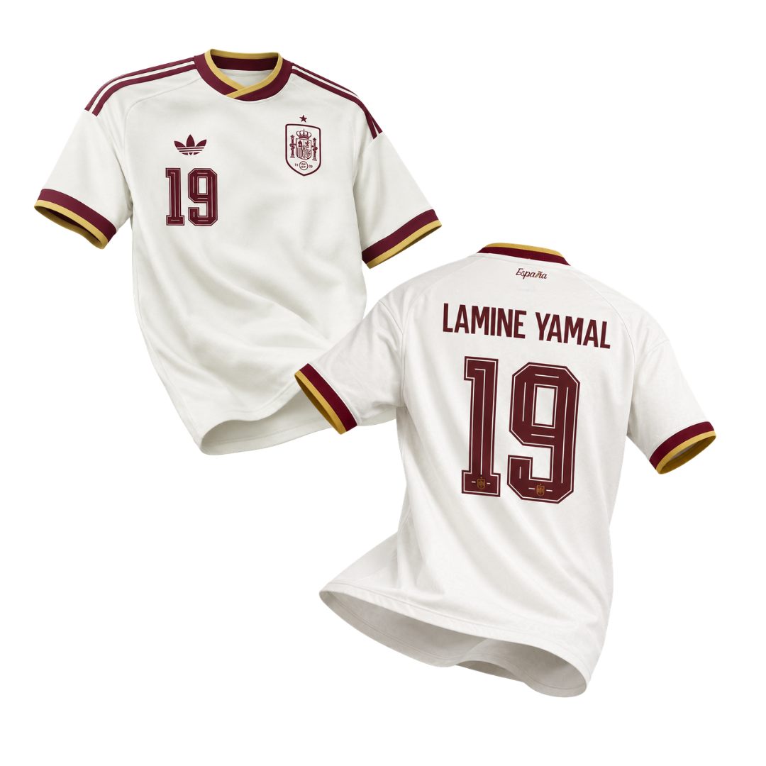 Spain Lamine Yamal #19 World Cup Jersey II (Fan Version)