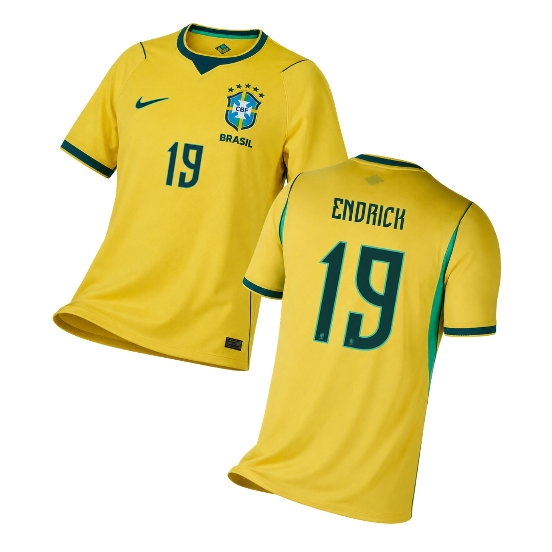 Brazil  Endrick 19 Jersey I 2026-2027 (Fan Version)