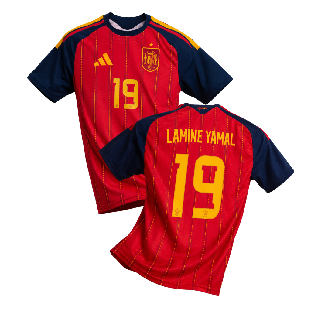 Spain Lamine Yamal #19 World Cup Jersey (Player Version)
