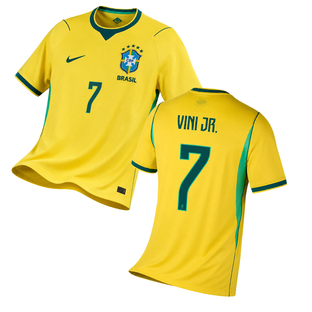 Brazil Vini Jr 7 Jersey I 2026-2027 (Fan Version)