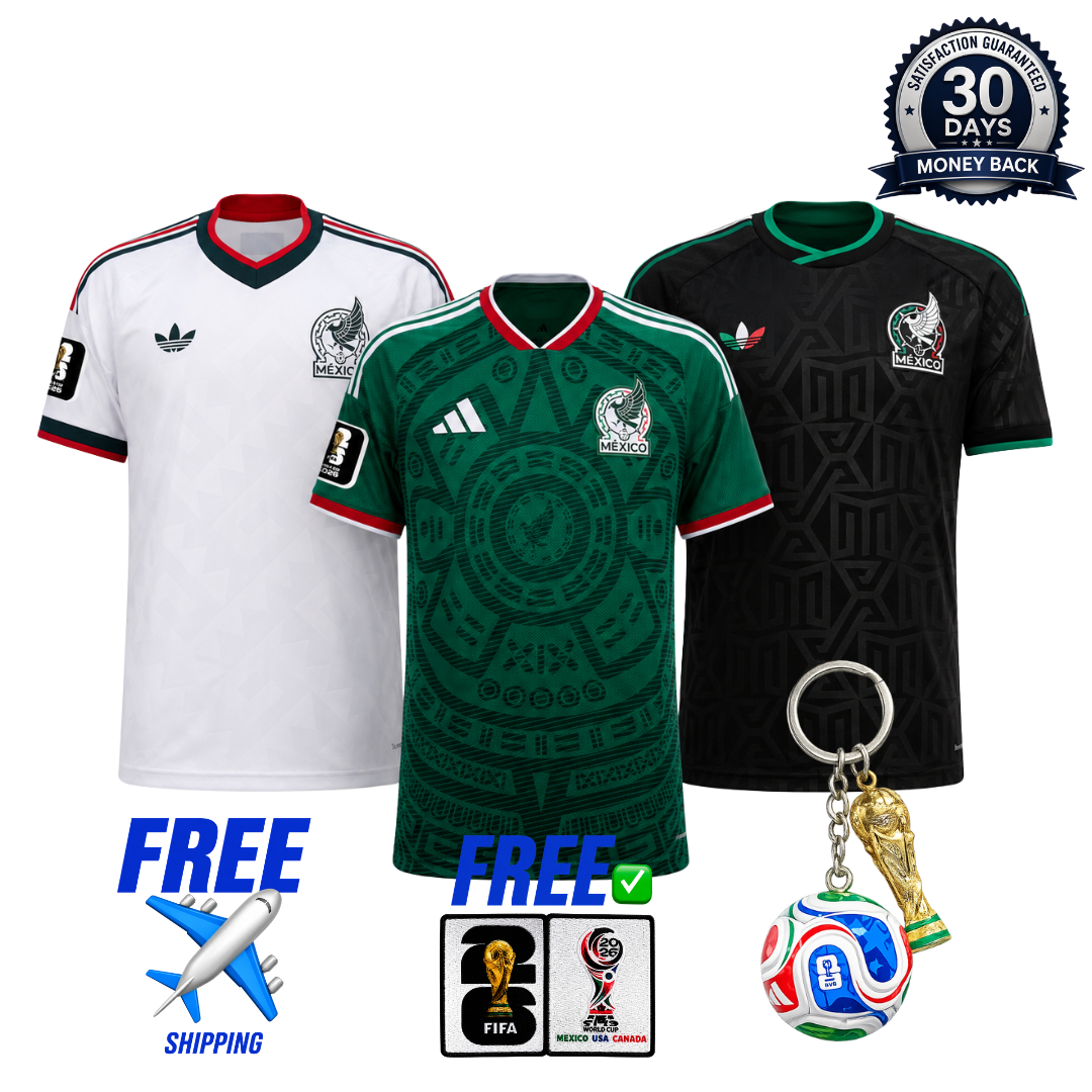 Mexico 2026 World Cup 3-Shirt Kit
