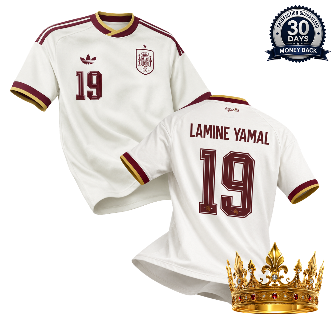 Spain Lamine Yamal #19 World Cup Jersey II (Player Version)