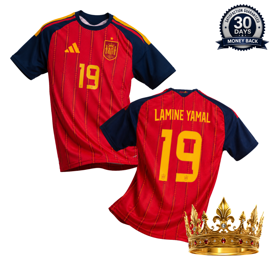 Spain Lamine Yamal #19 World Cup Jersey (Player Version)