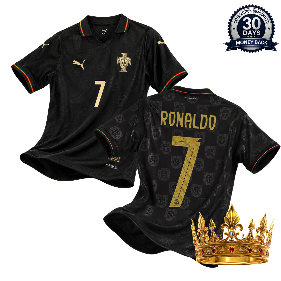 Portugal Black Panther Ronaldo #7 Jersey (Player Version)