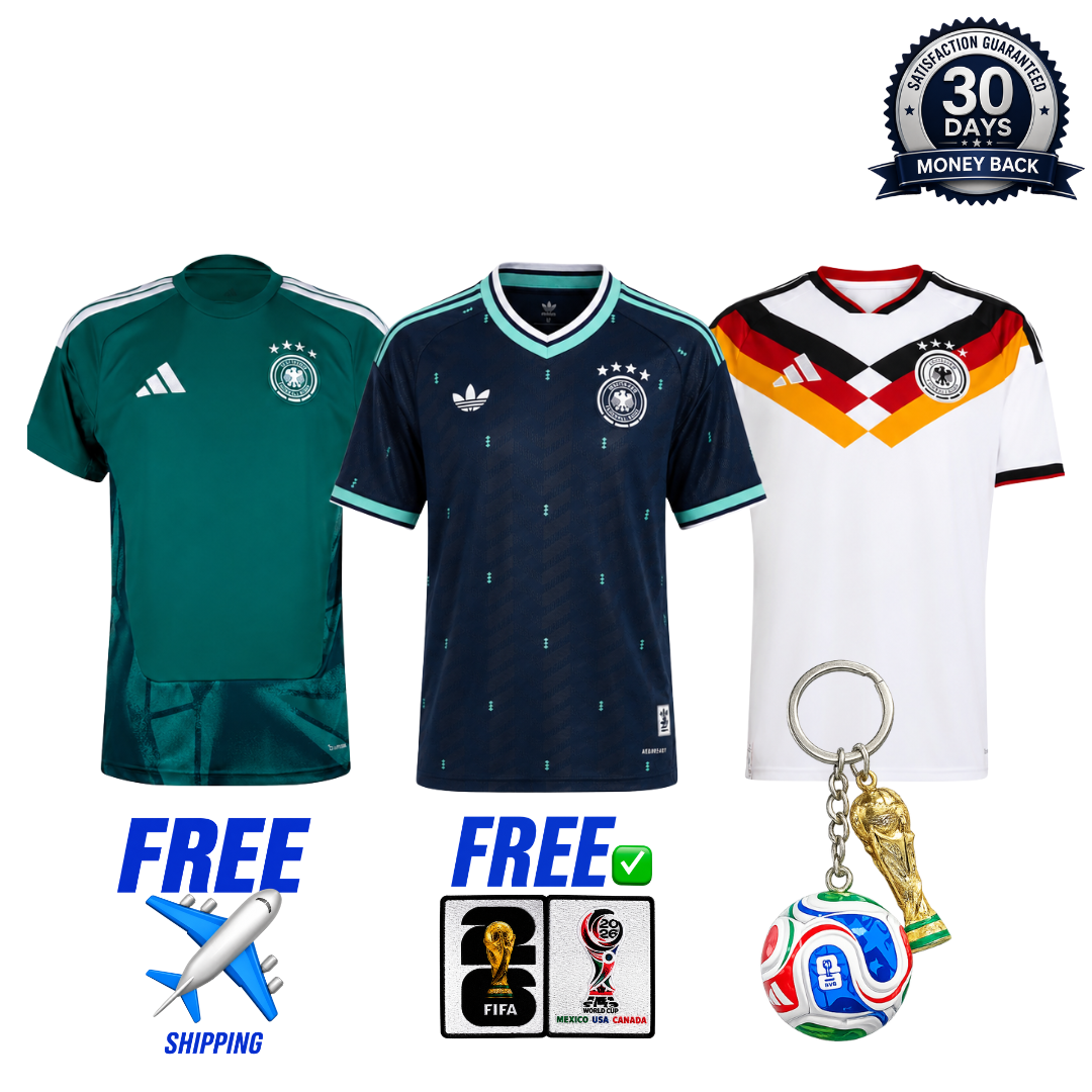 Germany 2026 World Cup 3-Shirt Kit (Player Version)