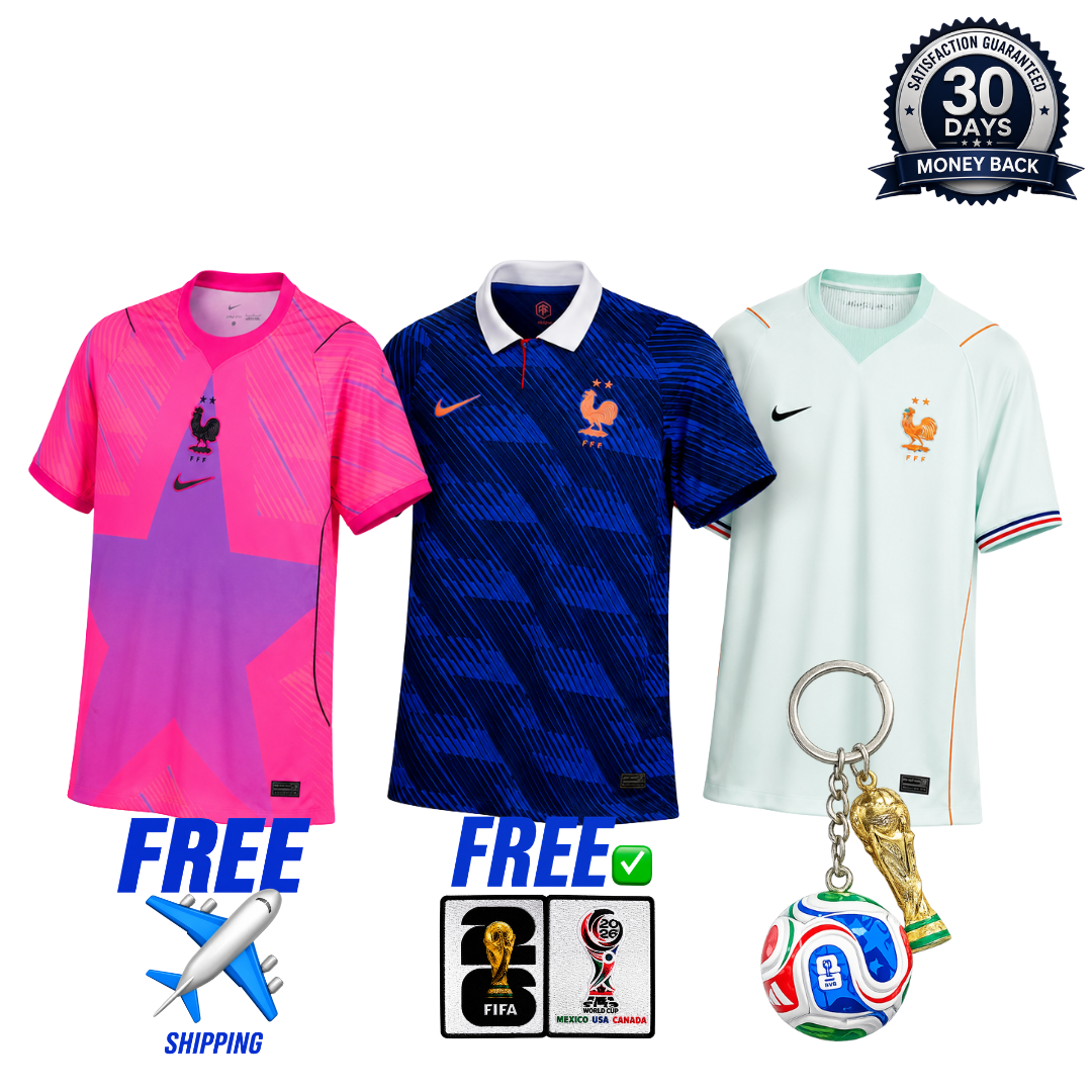 France 2026 World Cup 3-Shirt Kit