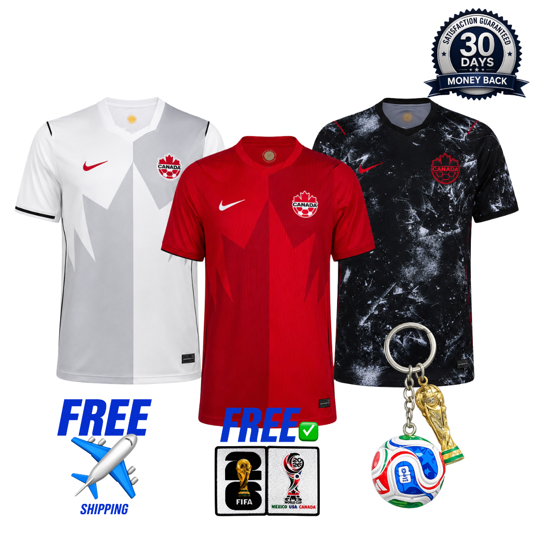 Canada 2026 World Cup 3-Shirt Kit