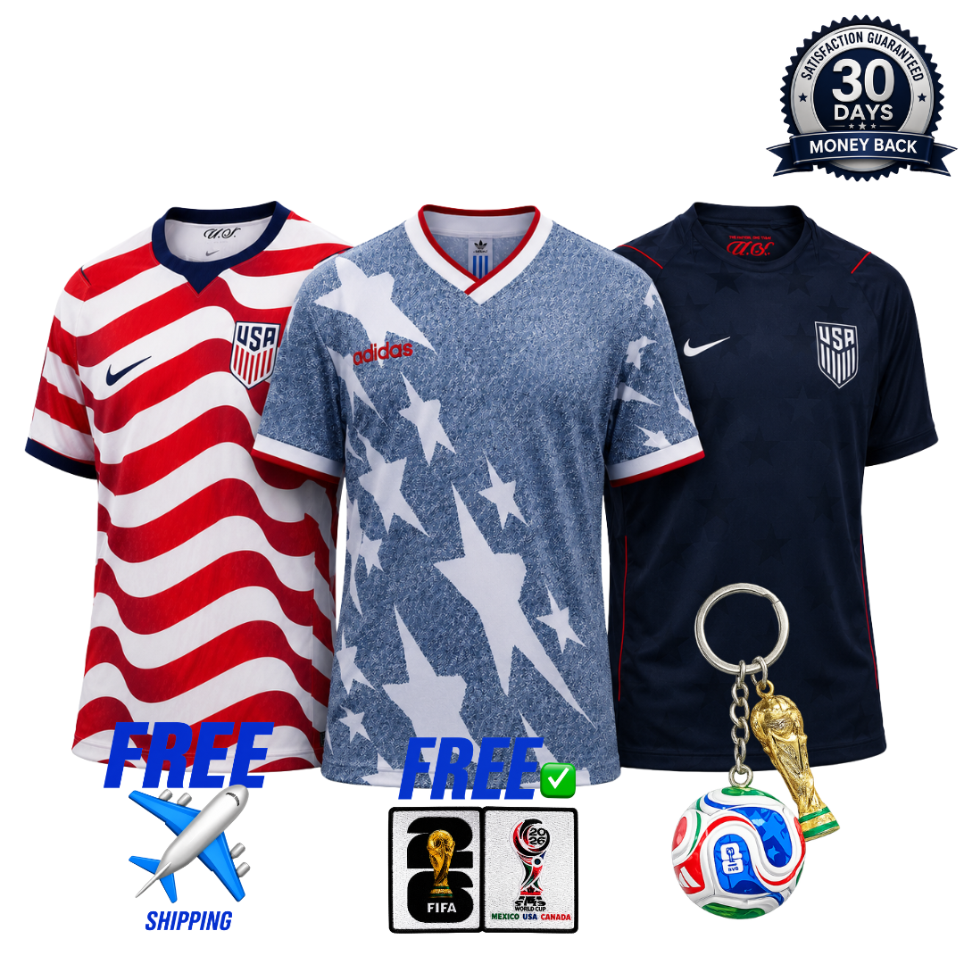 USA United States 2026 World Cup 3-Shirt Kit
