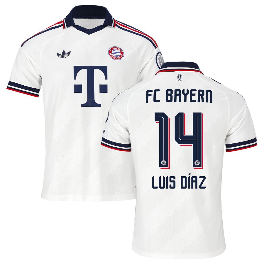 L Diaz #14 FC Bayern München Away 26/27 Jersey (Player Version)